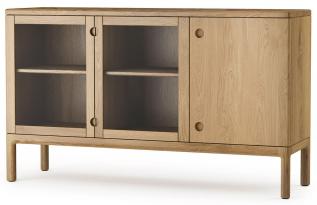 Prio L&aring;g Ek Glasd&ouml;rrar / tr&auml;d&ouml;rr - Stolab - Bonus M&ouml;bler