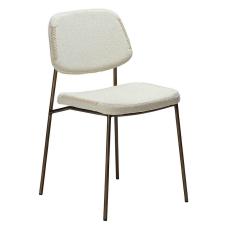 Menta Boucl&eacute;tyg Bone White / Antique Brass - Dan-Form - Bonus M&ouml;bler