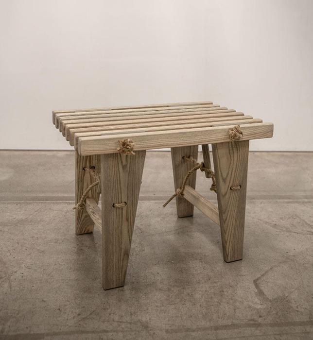 Bild 4, EcoFurn® EcoBench 60 cm Ask Oljad grå - Hillerstorp - Bonus Möbler