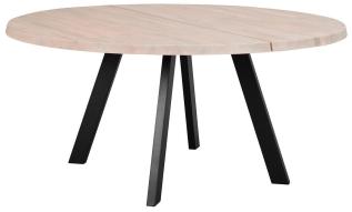 Fred &Oslash;160 cm Vitpigmenterad / Svart - Rowico Home - Bonus M&ouml;bler