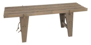 EcoFurn&reg; EcoBench 120 cm Ask Oljad gr&aring; - Hillerstorp - Bonus M&ouml;bler