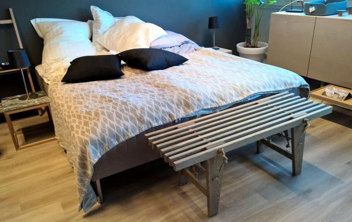 Bild 4, EcoFurn® EcoBench 120 cm Furu Oljad grå - Hillerstorp - Bonus Möbler