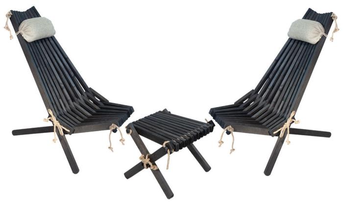 Bild 2, EcoFurn® Lilli Pall Al Oljad svart - Hillerstorp - Bonus Möbler