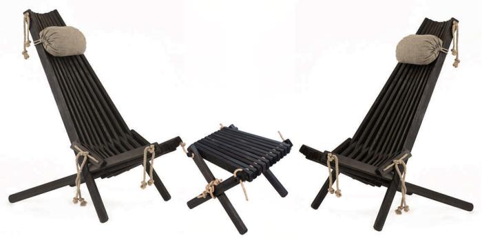 Bild 3, EcoFurn® Lilli Pall Furu Oljad svart - Hillerstorp - Bonus Möbler