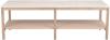 Beige travertin / Vitpigmenterad ek