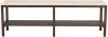 Beige travertin / Brun ek