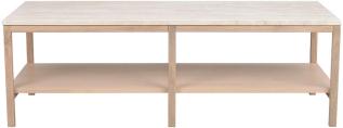 Orwel 140X60 cm Beige travertin / Vitpigmenterad ek - Rowico Home - Bonus M&ouml;bler