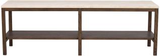 Orwel H45 cm Beige travertin / Brun ek - Rowico Home - Bonus M&ouml;bler