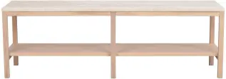Orwel H45 cm Beige travertin / Vitpigmenterad ek - Rowico Home - Bonus M&ouml;bler