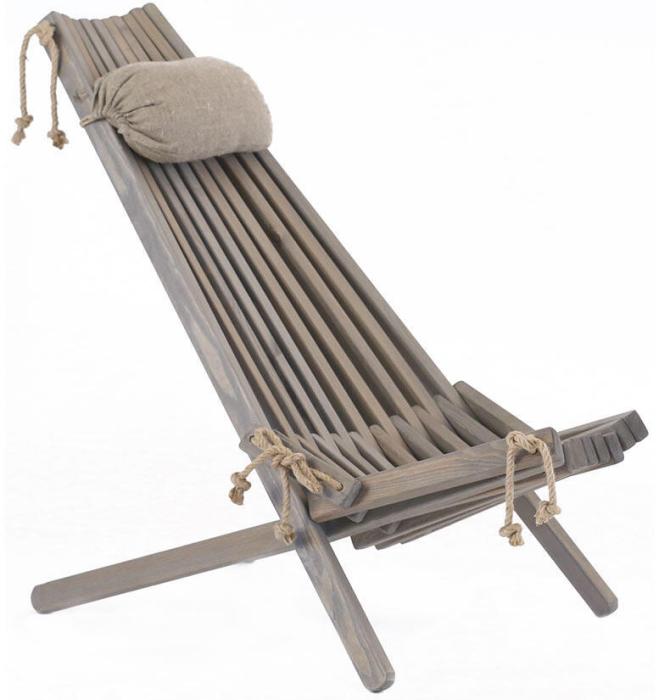 Bild 2, EcoFurn® EcoChair Furu Oljad grå - Hillerstorp - Bonus Möbler
