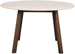 Taransay &Oslash;125 cm Beige travertin Brun ek - Rowico Home - Bonus M&ouml;bler