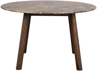 Taransay &Oslash;125 cm Brun marmor Brun ek - Rowico Home - Bonus M&ouml;bler
