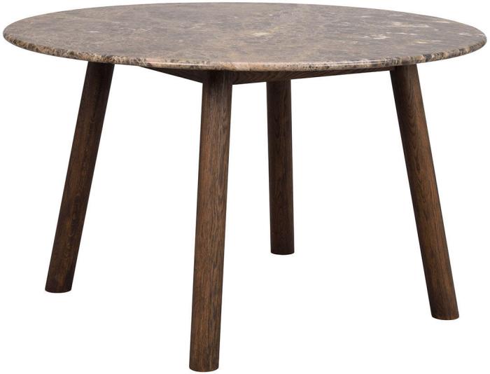 Bild 2, Taransay Ø125 cm Brun marmor Brun ek - Rowico Home - Bonus Möbler