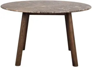 Taransay &Oslash;125 cm Brun marmor Brun ek - Rowico Home - Bonus M&ouml;bler