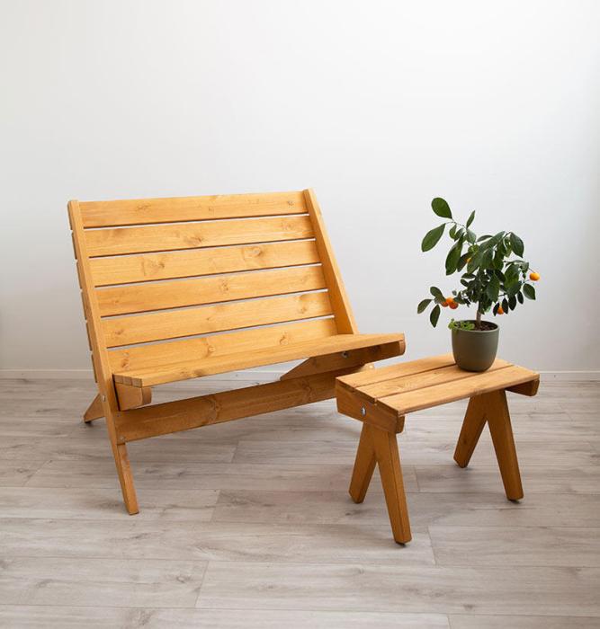 Bild 7, EcoFurn® Double Granny Furu Oljad ockra - Hillerstorp - Bonus Möbler
