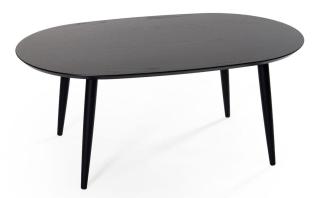 Team 120X75 cm Svartbetsad Ek - Bordbirger - Bonus M&ouml;bler