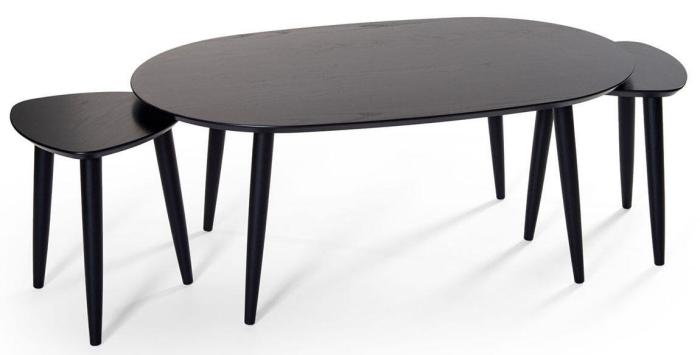 Bild 2, Team 120X75 cm Svartbetsad Ek - Bordbirger - Bonus Möbler