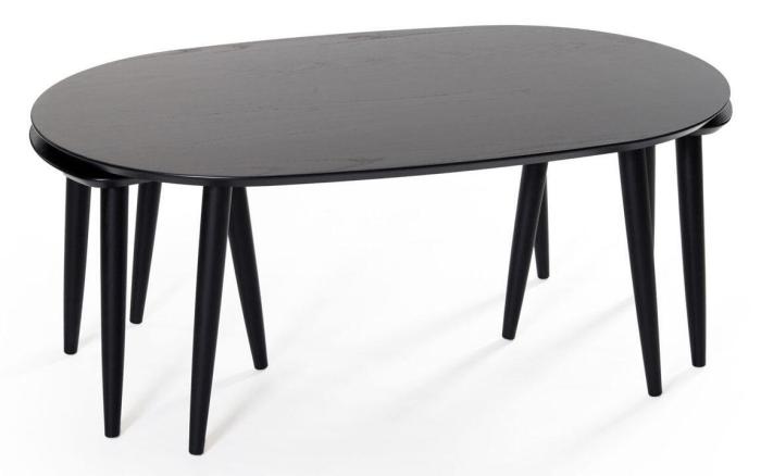 Bild 3, Team 120X75 cm Svartbetsad Ek - Bordbirger - Bonus Möbler