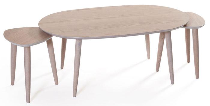Bild 2, Team 120X75 cm Vitpigmenterad Ek - Bordbirger - Bonus Möbler