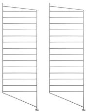 String Golvgavlar 85X30 cm 2-pack Galvaniserad - String - Bonus M&ouml;bler