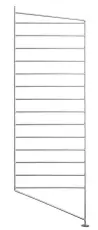 String Golvgavel 85X30 cm 1-pack Galvaniserad - String - Bonus M&ouml;bler