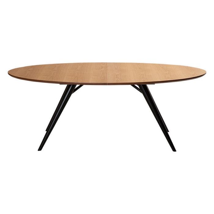 Bild 2, Eclipse 200-300X110 cm Oak veneer / Black - Dan-Form - Bonus Möbler