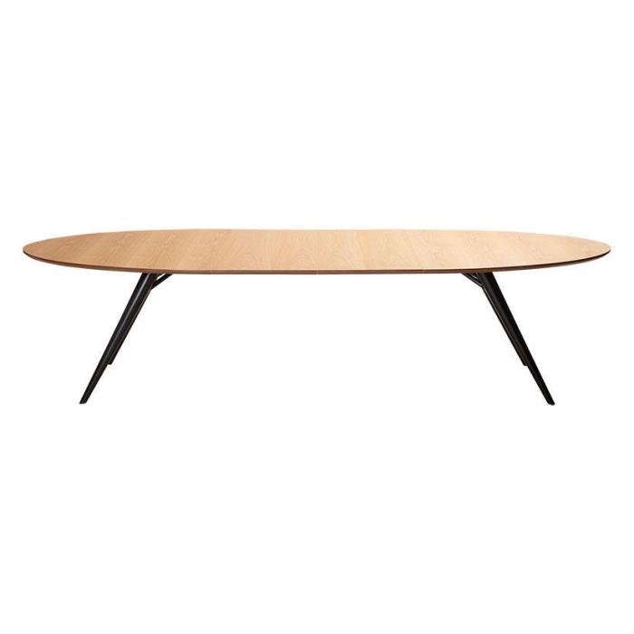 Bild 3, Eclipse 200-300X110 cm Oak veneer / Black - Dan-Form - Bonus Möbler
