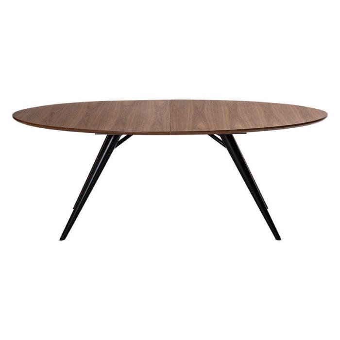 Bild 2, Eclipse 200-300X110 cm Walnut veneer / Black - Dan-Form - Bonus Möbler