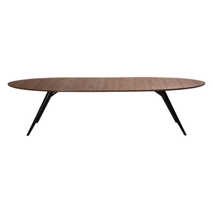 Bild 3, Eclipse 200-300X110 cm Walnut veneer / Black - Dan-Form - Bonus Möbler