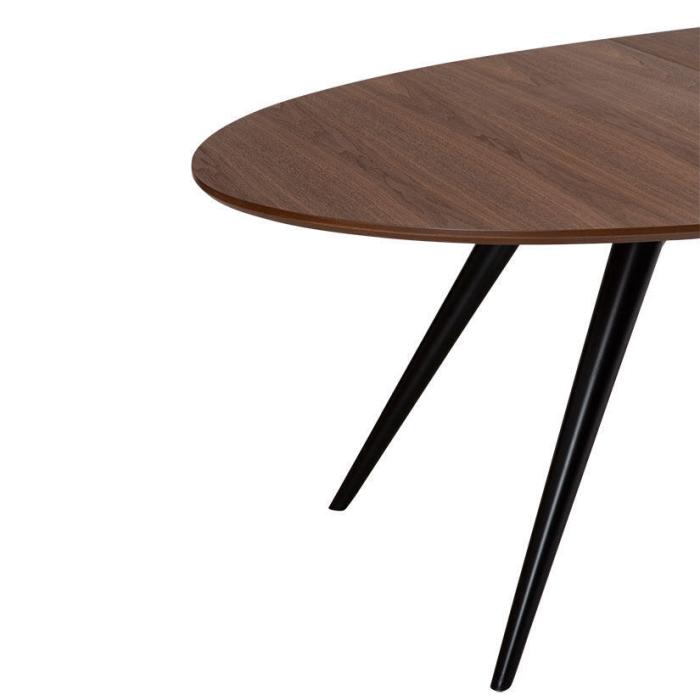 Bild 4, Eclipse 200-300X110 cm Walnut veneer / Black - Dan-Form - Bonus Möbler