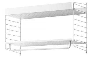 String Hatthylla Paket 80 cm Vit - String - Bonus M&ouml;bler