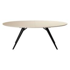 Eclipse 200-300X110 cm Bone White stained / Black - Dan-Form - Bonus M&ouml;bler
