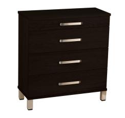 Nadja 70 cm 4 l&aring;dor St&aring;lben Svartbetsad Lackad Ek - Oscarssons M&ouml;bel - Bonus M&ouml;bler