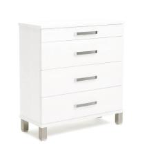 Nadja 70 cm 4 l&aring;dor Tr&auml;ben Vitlackad MDF - Oscarssons M&ouml;bel - Bonus M&ouml;bler