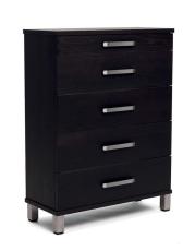 Nadja 70 cm 5 l&aring;dor St&aring;lben Svartbetsad Lackad Ek - Oscarssons M&ouml;bel - Bonus M&ouml;bler