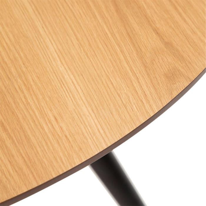 Bild 4, Eclipse Ø120 cm Oak veneer / Black - Dan-Form - Bonus Möbler