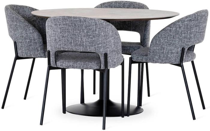 Bild 8, Gap Tyg Grå / Svart - Torkelson - Bonus Möbler