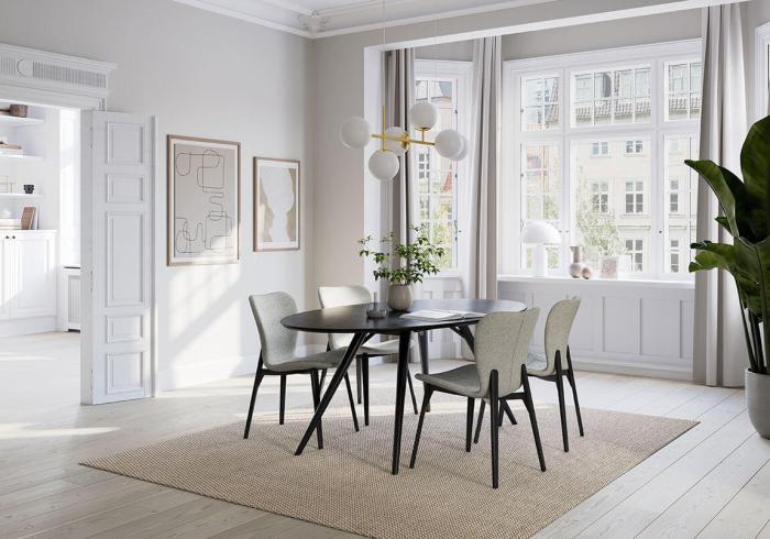 Bild 8, Eclipse 200-300X110 cm Black stained / Black - Dan-Form - Bonus Möbler