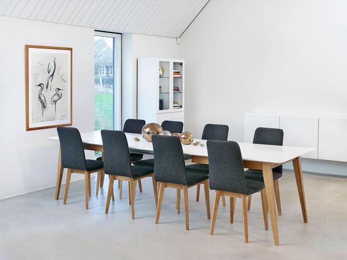 Bild 2, Mood 190-285X95 cm Vitlack / Oljad Ek - Torkelson - Bonus Möbler