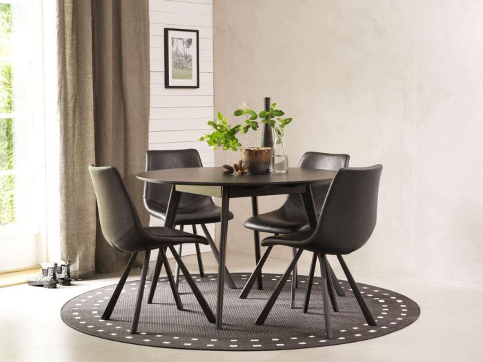 Bild 5, Yumi Ø115 och Auburn Svartlack - Rowico Home - Bonus Möbler