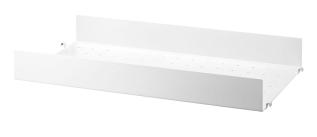 String Metallhyllplan H&ouml;g Kant 58X30 cm Vit - String - Bonus M&ouml;bler