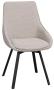 Alison Metallben / Tyg Beige tyg - Rowico Home - Bonus M&ouml;bler