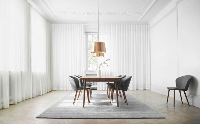 Bild 5, Miss Holly Helklädd Ek Naturell olja Tyg Kvadrat Hallingdal Grey - Stolab - Bonus Möbler