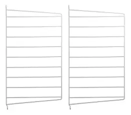 String V&auml;ggavlar 50X30 cm 2-pack Vit - String - Bonus M&ouml;bler
