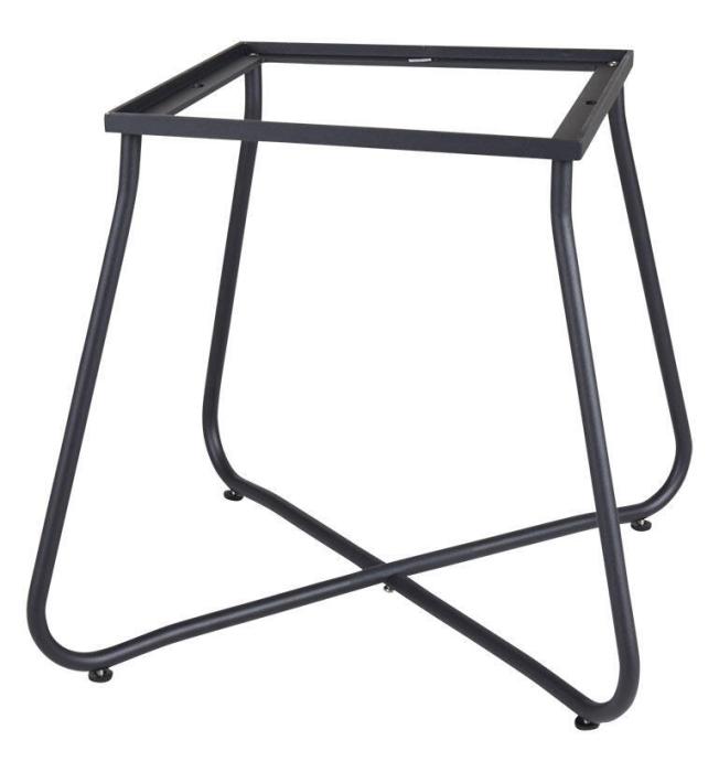 Bild 2, Taverny Ø65 cm Svart / Laminat mörkgrå sten - Brafab - Bonus Möbler