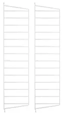 String V&auml;ggavlar 75X20 cm 2-pack Vit - String - Bonus M&ouml;bler