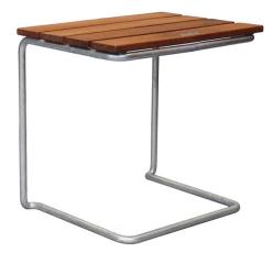 Pall A3 Obehandlad Teak / Varmf&ouml;rzinkat Stativ - Grythyttan St&aring;lm&ouml;bler - Bonus M&ouml;bler