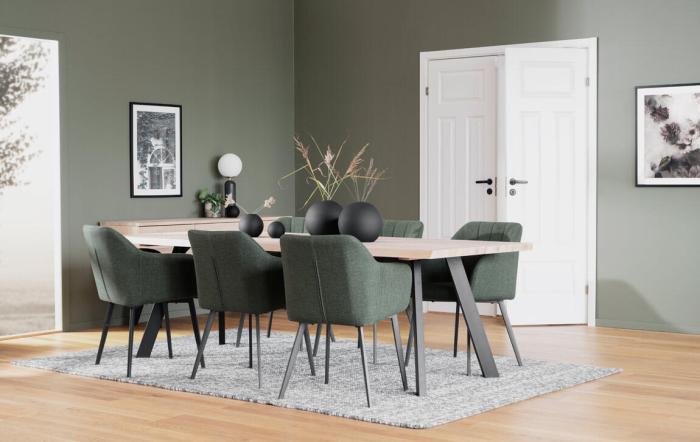 Bild 11, Fred 240X100 cm Vitpigmenterad / Svart - Rowico Home - Bonus Möbler
