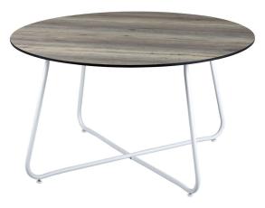Taverny &Oslash;85 cm Vit / Laminat natur tr&auml; - Brafab - Bonus M&ouml;bler