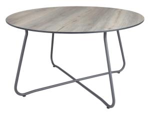 Taverny &Oslash;85 cm Antracit / Laminat natur tr&auml; - Brafab - Bonus M&ouml;bler